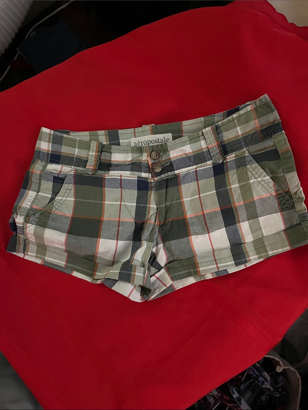 Size 3/4 Aeropostale Plaid Shorts